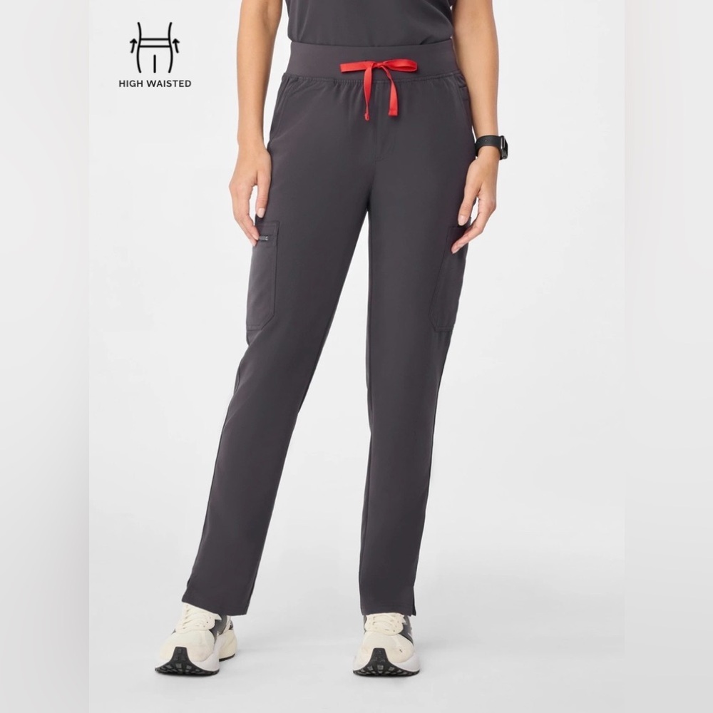 Figs High Waisted Yola Skinning Scrub Pants charcoal 

PO# 5006